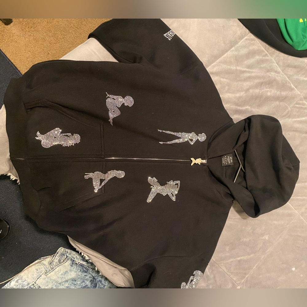 Glitter Dancer Hoodie Black